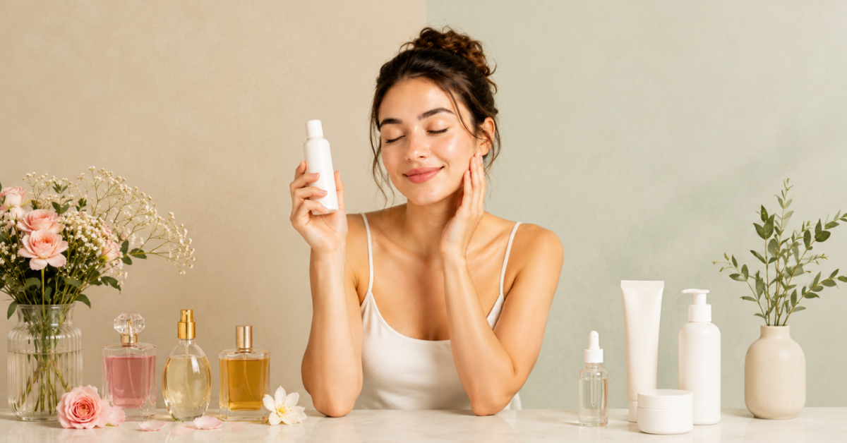 Fragrance-Free vs Unscented Skincare products comparison for sensitive skin